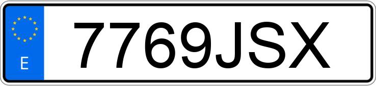 Numer rejestracyjny 7769JSX posiada KYMCO DOWNTOWN