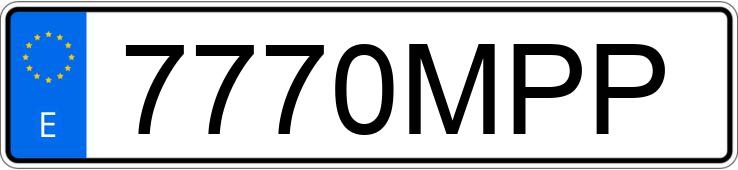 Numer rejestracyjny 7770MPP posiada MERCEDES GLA (247)