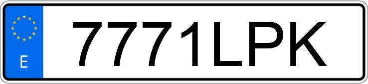 Numer rejestracyjny 7771LPK posiada BMW SERIE 3 Numer rejestracyjny 7771LPK posiada BMW SERIE 3