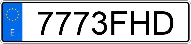 Numer rejestracyjny 7773FHD posiada FORD FIESTA Numer rejestracyjny 7773FHD posiada FORD FIESTA