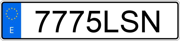 Numer rejestracyjny 7775LSN posiada BMW SERIE 5 Numer rejestracyjny 7775LSN posiada BMW SERIE 5
