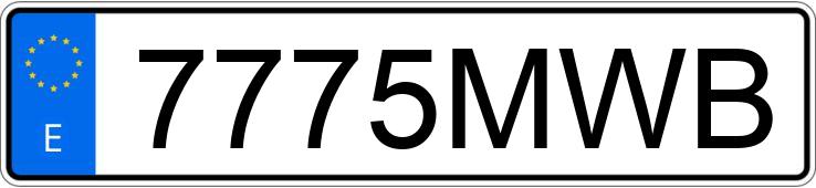 Numer rejestracyjny 7775MWB posiada NISSAN QASHQAI Numer rejestracyjny 7775MWB posiada NISSAN QASHQAI
