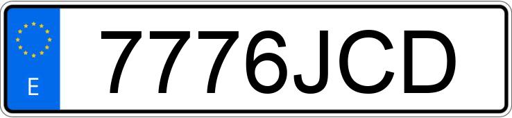 Numer rejestracyjny 7776JCD posiada SEAT LEON