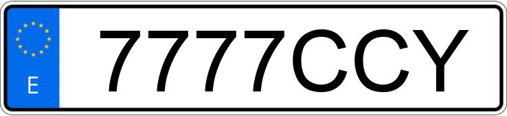 Numer rejestracyjny 7777CCY posiada PEUGEOT 307 Numer rejestracyjny 7777CCY posiada PEUGEOT 307