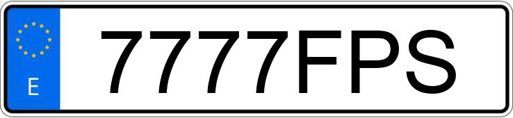 Numer rejestracyjny 7777FPS posiada SUZUKI SV 650 Numer rejestracyjny 7777FPS posiada SUZUKI SV 650