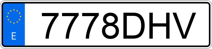 Numer rejestracyjny 7778DHV posiada AUDI A4