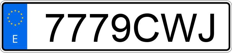 Numer rejestracyjny 7779CWJ posiada SEAT LEON