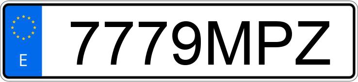 Numer rejestracyjny 7779MPZ posiada CUPRA LEON