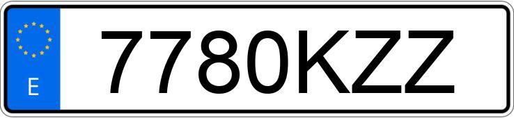 Numer rejestracyjny 7780KZZ posiada JEEP GRAND CHEROKEE