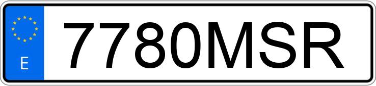 Numer rejestracyjny 7780MSR posiada MITSUBISHI ASX Numer rejestracyjny 7780MSR posiada MITSUBISHI ASX