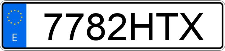 Numer rejestracyjny 7782HTX posiada SEAT IBIZA Numer rejestracyjny 7782HTX posiada SEAT IBIZA