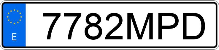 Numer rejestracyjny 7782MPD posiada KIA XCEED