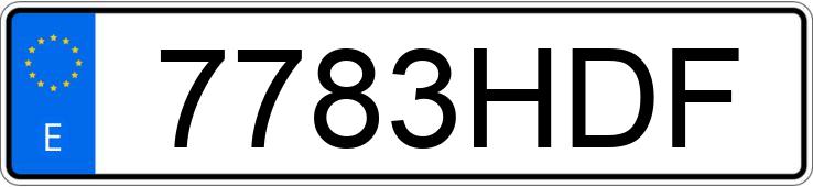 Numer rejestracyjny 7783HDF posiada TRIUMPH STREET TRIPLE Numer rejestracyjny 7783HDF posiada TRIUMPH STREET TRIPLE