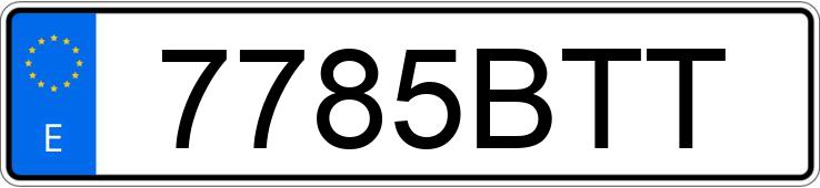 Numer rejestracyjny 7785BTT posiada MERCEDES E (211)