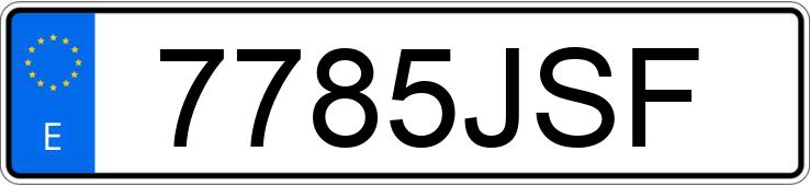 Numer rejestracyjny 7785JSF posiada RENAULT MEGANE