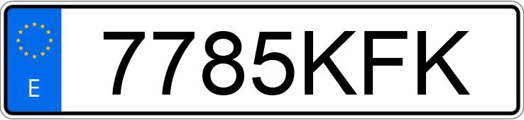 Numer rejestracyjny 7785KFK posiada VOLVO FH Numer rejestracyjny 7785KFK posiada VOLVO FH