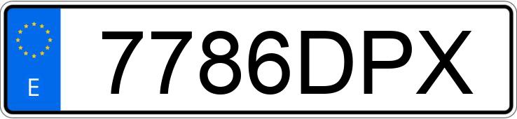 Numer rejestracyjny 7786DPX posiada VOLKSWAGEN GOLF Numer rejestracyjny 7786DPX posiada VOLKSWAGEN GOLF