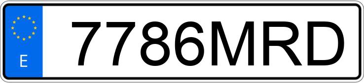 Numer rejestracyjny 7786MRD posiada SSANGYONG/KGM TORRES