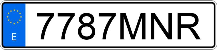 Numer rejestracyjny 7787MNR posiada FORD MUSTANG Numer rejestracyjny 7787MNR posiada FORD MUSTANG