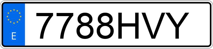 Numer rejestracyjny 7788HVY posiada BMW SERIE 1 Numer rejestracyjny 7788HVY posiada BMW SERIE 1