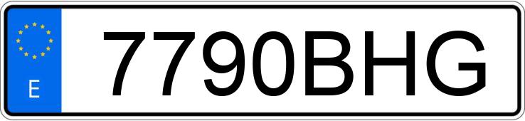 Numer rejestracyjny 7790BHG posiada OPEL CALIBRA Numer rejestracyjny 7790BHG posiada OPEL CALIBRA