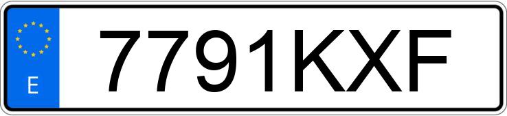 Registreringsnummeret 7791KXF har OPEL CORSA