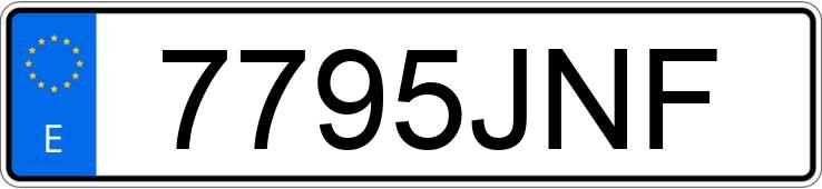 Numer rejestracyjny 7795JNF posiada VOLKSWAGEN GOLF SPORTSVAN Numer rejestracyjny 7795JNF posiada VOLKSWAGEN GOLF SPORTSVAN