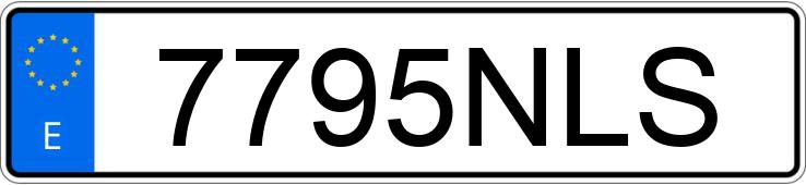 Die Registrierungsnummer 7795NLS hat EVO EVO3