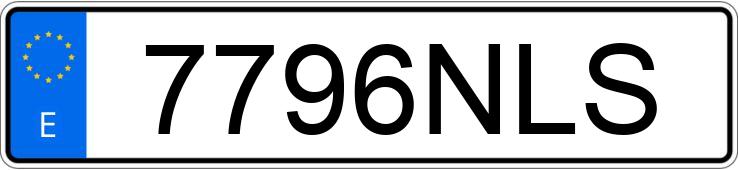 Numer rejestracyjny 7796NLS posiada KIA PICANTO