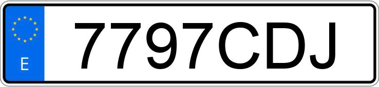Numer rejestracyjny 7797CDJ posiada PEUGEOT 307 Numer rejestracyjny 7797CDJ posiada PEUGEOT 307