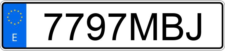 Numer rejestracyjny 7797MBJ posiada PORSCHE MACAN Numer rejestracyjny 7797MBJ posiada PORSCHE MACAN