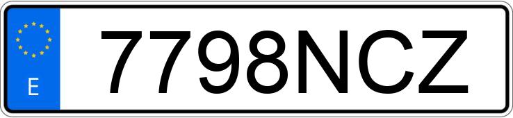 Numer rejestracyjny 7798NCZ posiada PEUGEOT 2008 Numer rejestracyjny 7798NCZ posiada PEUGEOT 2008