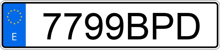 Numer rejestracyjny 7799BPD posiada OPEL ASTRA