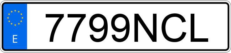 Numer rejestracyjny 7799NCL posiada RIEJU AVENTURA