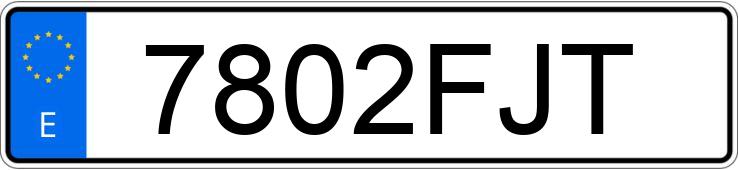 Numer rejestracyjny 7802FJT posiada FORD FOCUS