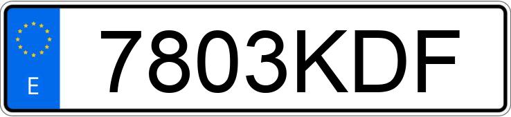 Numer rejestracyjny 7803KDF posiada BMW SERIE 3 Numer rejestracyjny 7803KDF posiada BMW SERIE 3