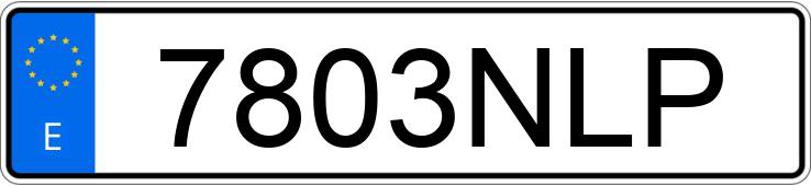 Numer rejestracyjny 7803NLP posiada AUDI A5