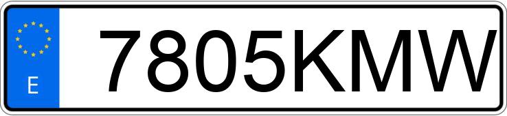 Numer rejestracyjny 7805KMW posiada PEUGEOT 3008