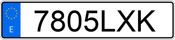 Numer rejestracyjny 7805LXK posiada MERCEDES AROCS