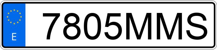 Numer rejestracyjny 7805MMS posiada MERCEDES GLE (166-292)