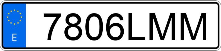 Numer rejestracyjny 7806LMM posiada RENAULT CLIO