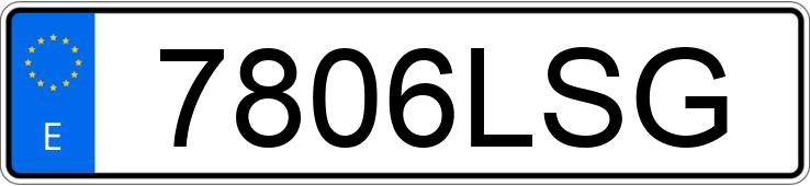 Numer rejestracyjny 7806LSG posiada MERCEDES GLC (253)