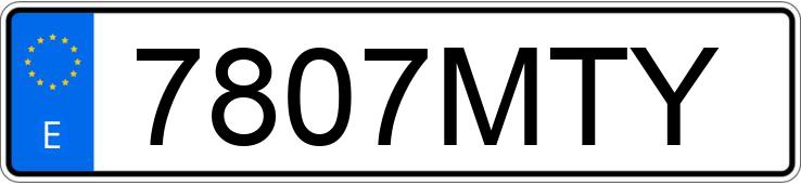 Numer rejestracyjny 7807MTY posiada JEEP GRAND CHEROKEE