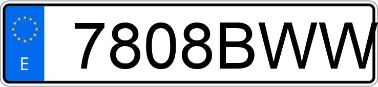 Numer rejestracyjny 7808BWW posiada SEAT LEON