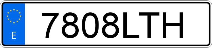Numer rejestracyjny 7808LTH posiada AUDI A3 SPORTBACK