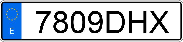 Numer rejestracyjny 7809DHX posiada RENAULT LAGUNA