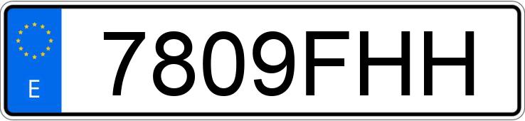 Numer rejestracyjny 7809FHH posiada AUDI TT