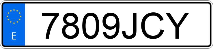 Numer rejestracyjny 7809JCY posiada AUDI Q3