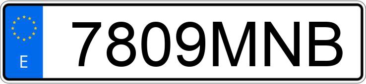 Numer rejestracyjny 7809MNB posiada MINI MINI