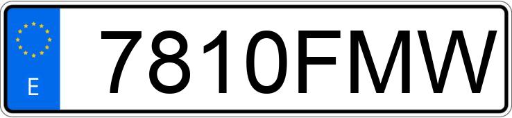 Numer rejestracyjny 7810FMW posiada VOLKSWAGEN PASSAT Numer rejestracyjny 7810FMW posiada VOLKSWAGEN PASSAT